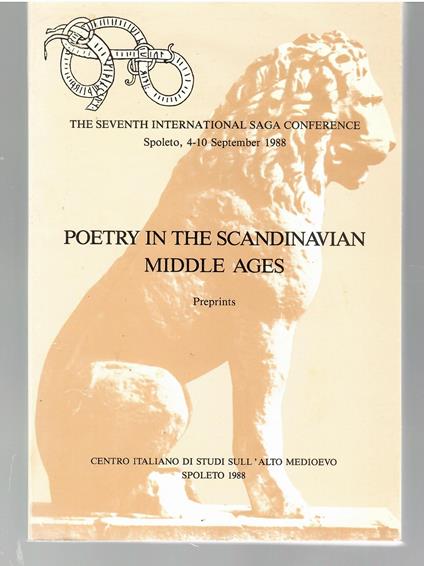 Poetry in the Scandinavian Middle Ages. Preprints - copertina