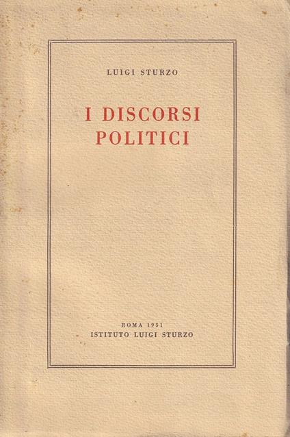 I Discorsi Politici - copertina