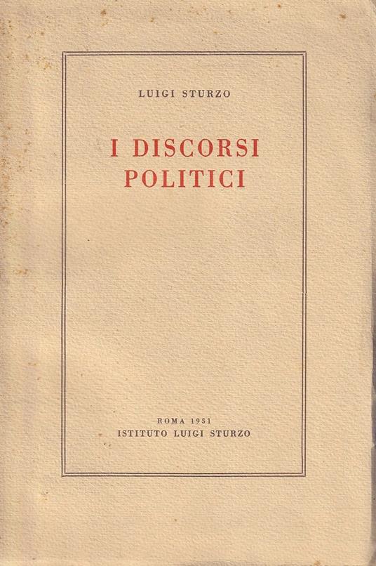 I Discorsi Politici - copertina