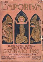 Emporium Rivista Mensile Illustrata D'arte e Coltura Gennaio 1925 N. 361