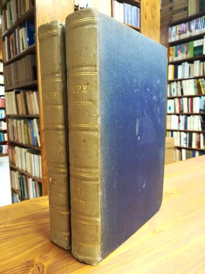 Histoire de l'Architecture. Tome I - Texte. Tome II - Planches - Thomas Hope - copertina