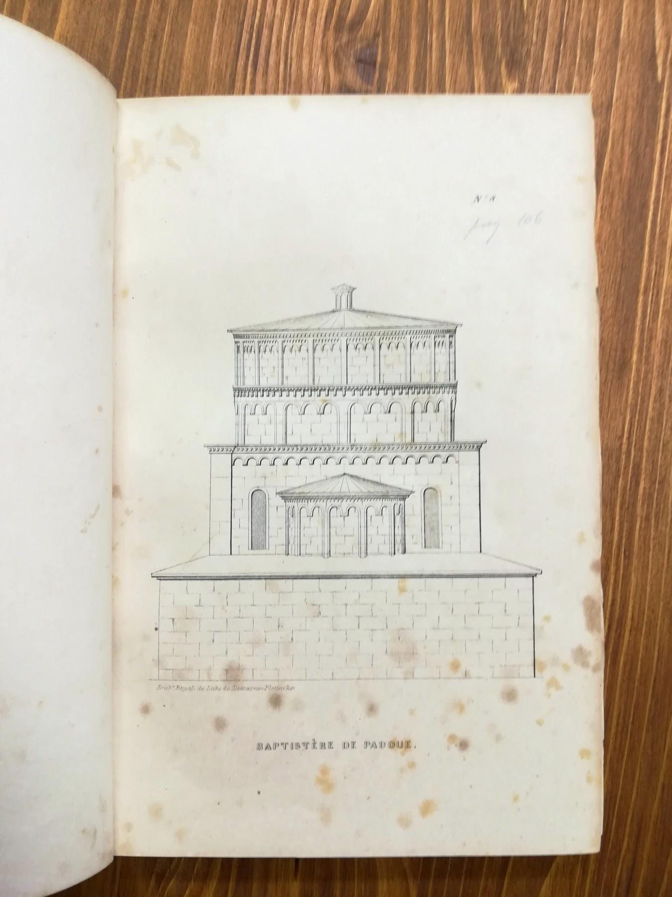 Histoire de l'Architecture. Tome I - Texte. Tome II - Planches