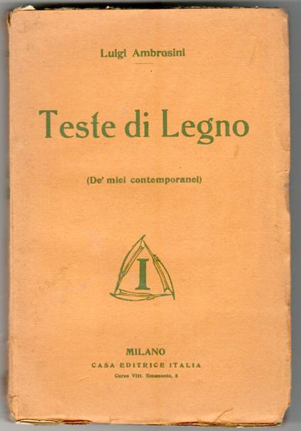 Teste Di Legno (dè Miei contemporanei) - copertina