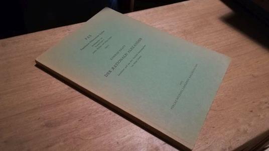 Der Rationale Alexander - copertina