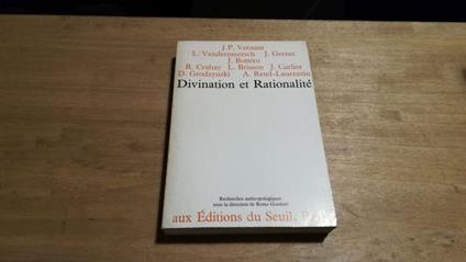 Divination et Rationalité - copertina