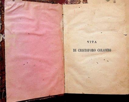 Vita di Cristoforo Colombo scopritore dell’America - William Robertson - copertina