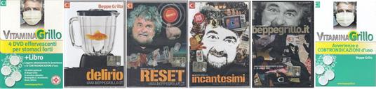 Vitamina Grillo. Con 4 DVD - copertina