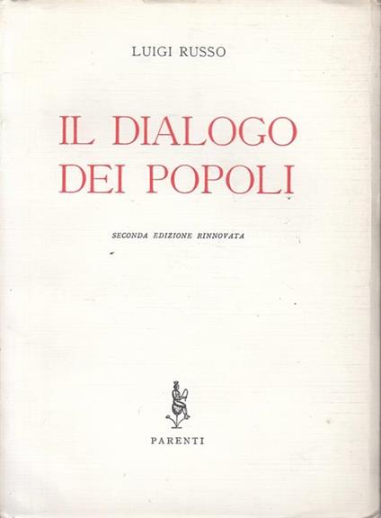Dialogo Dei Popolo - Luigi Russo - copertina