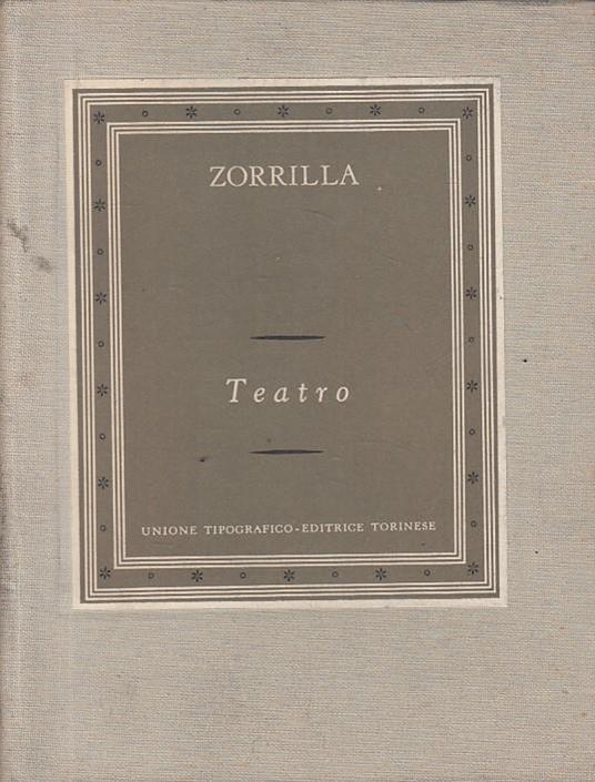 Teatro Tradito Inconfesso Don Giovani - José Zorrilla - copertina