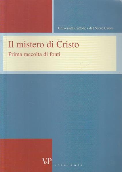 Il Mistero Di Cristo - copertina
