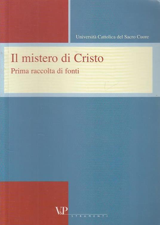 Il Mistero Di Cristo - copertina