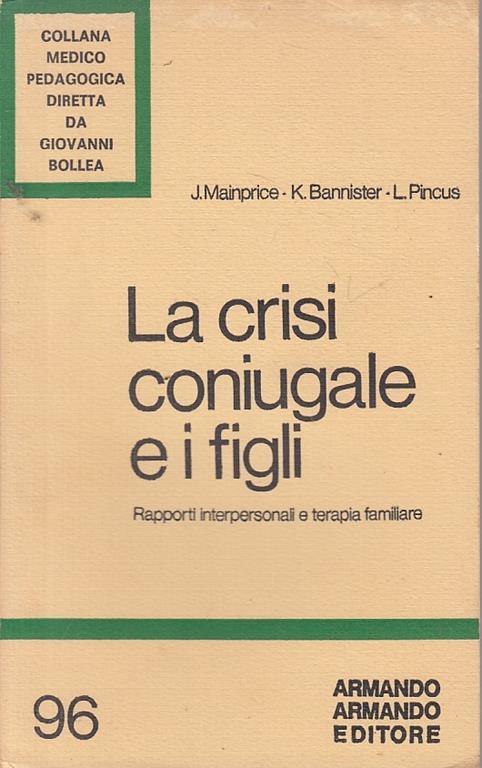 Crisi Coniugale E Figli - copertina