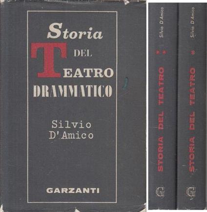 Storia Teatro Drammatico 2 Voll - Silvio D'Amico - copertina