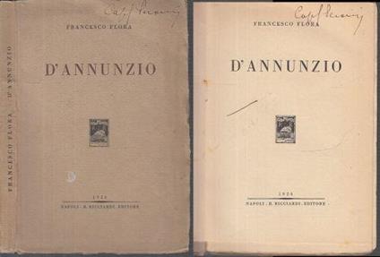 D'Annunzio - Francesco Flora - copertina