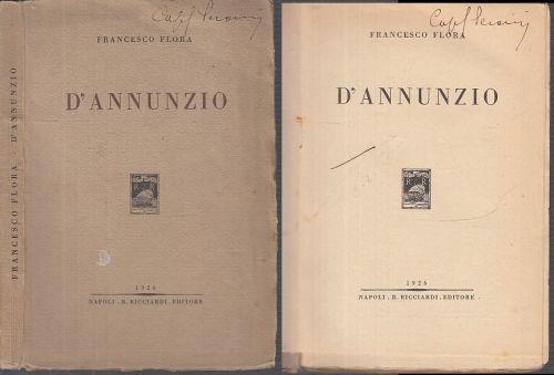 D'Annunzio - Francesco Flora - copertina