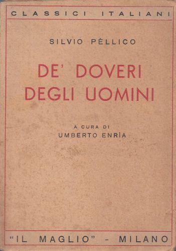 De' Doveri Degli Uomini - Silvio Pellico - copertina