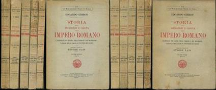 Storia Decadenza Caduta Impero Romano 1/10 - Edoardo Gibbon - copertina