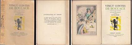 De Boccacce Copia Numerata Brunelleschi Di: Vingt Contes - copertina