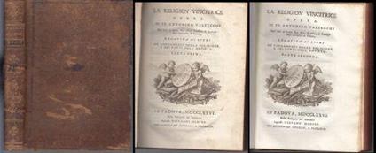 La Religion Vincitrice 2 Tomi Settecentina - Antonino Valsecchi - copertina