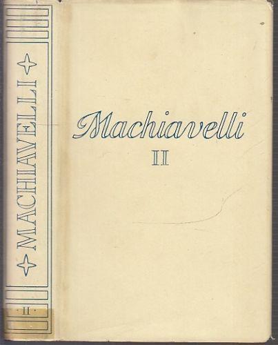 Tutte Le Opere Volume Ii - Machiavelli - copertina