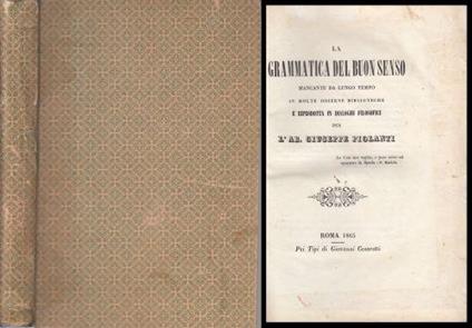 La Grammatica Del Buon Senso - - copertina