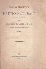 Saggio Teoretico Diritto Nat. 1° V