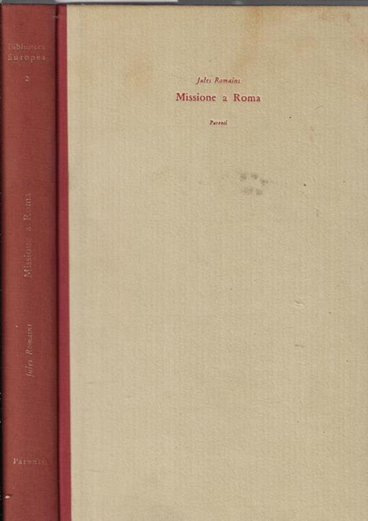 Missione a Roma - Jules Romains - copertina