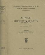 Annali dell'Istituto di diritto pubblico anno accademico 1975-76