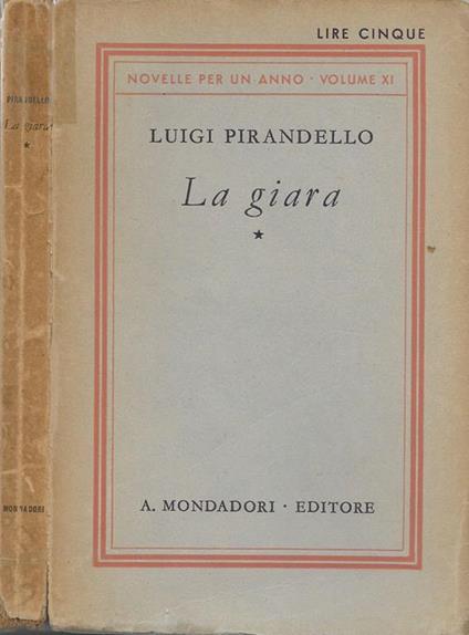La giara - Luigi Pirandello - copertina