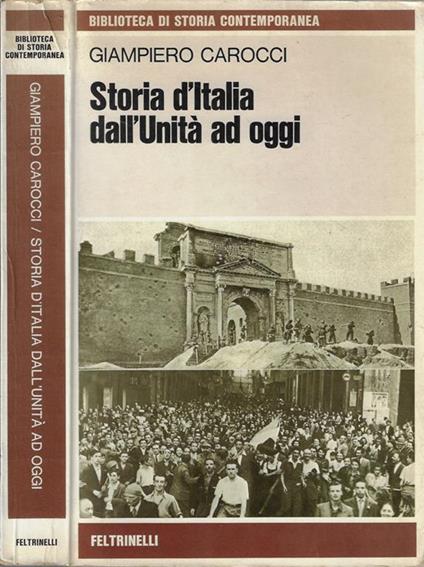 Storia d'Italia dall'unità ad oggi - Giampiero Carocci - copertina