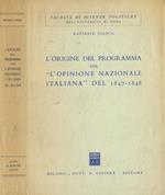 L' origine del programma per L' opinione nazionale italiana del 1847-1848
