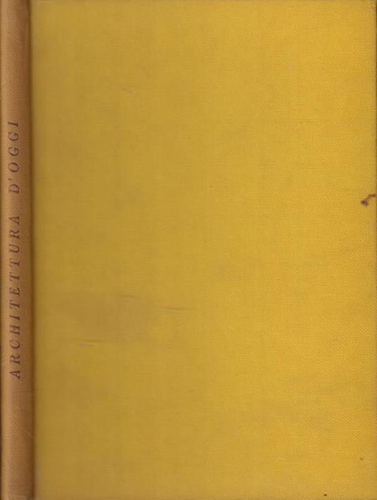 Architettura d'oggi - copertina