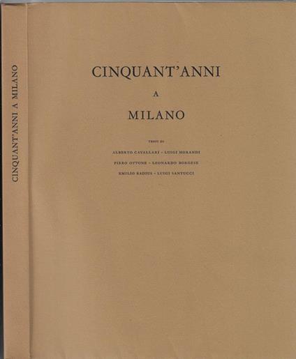 Cinquant'anni a Milano - copertina