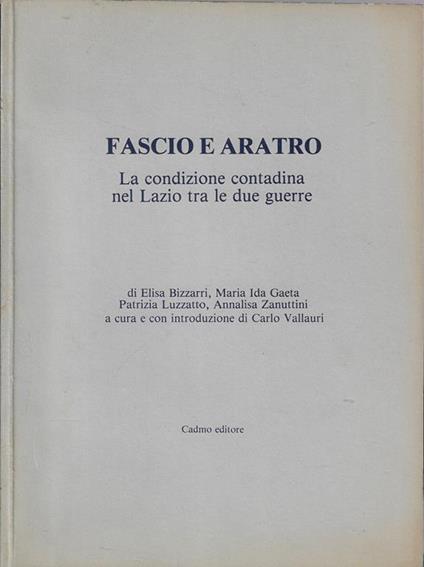 Fascio e aratro - copertina