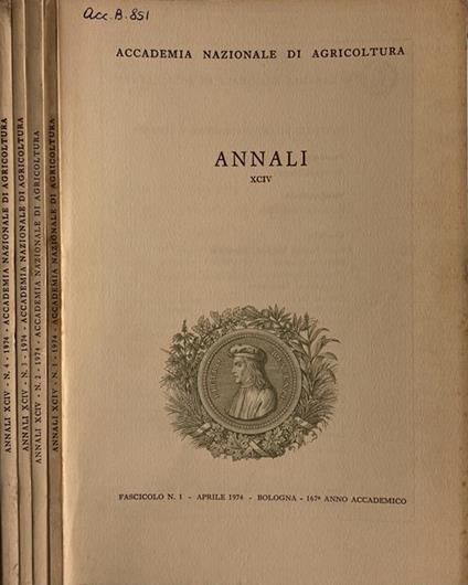 Annali XCIV - copertina