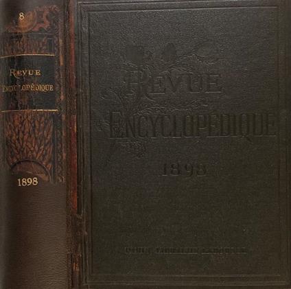 Revue Encyclopédique année 1898 - copertina