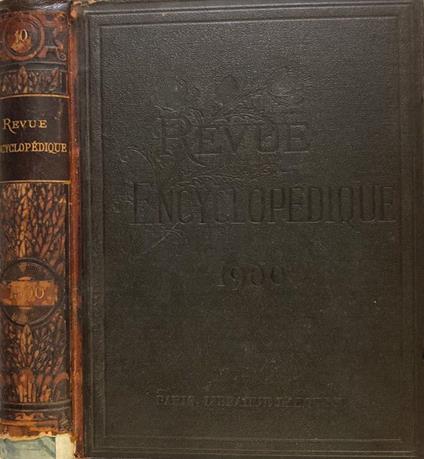 Revue Encyclopédique année 1900 - copertina