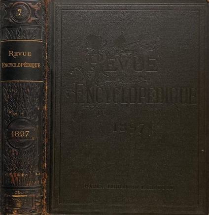 Revue Encyclopédique année 1897 - copertina