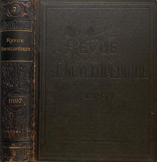 Revue Encyclopédique année 1897 - copertina