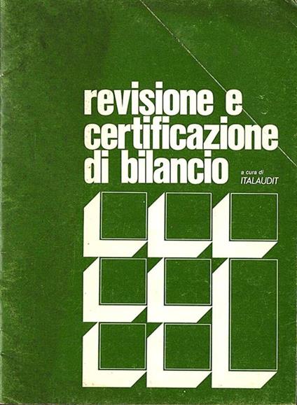 Revisione e certificazione di bilancio - copertina