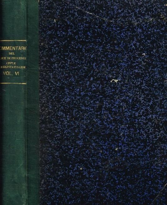 Codice di procedura civile per gli stati sardi con le sorgenti di ciascun articolo e le relazioni ufficiali estratto dal commentario al medesimo codice anno 1855 - copertina
