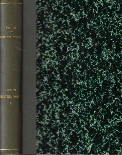 Del matrimonio Vol. I - copertina