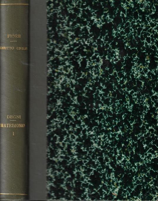 Del matrimonio Vol. I - copertina