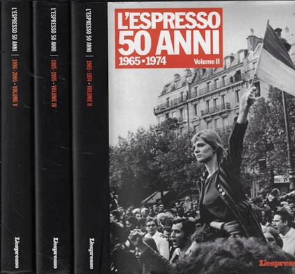 L' Espresso 50 anni Vol. II-IV-V - copertina