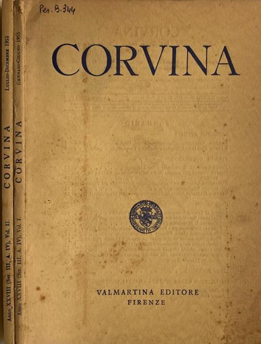 Corvina 1955 - copertina