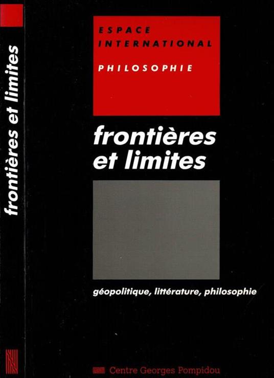 Frontières et limites - copertina