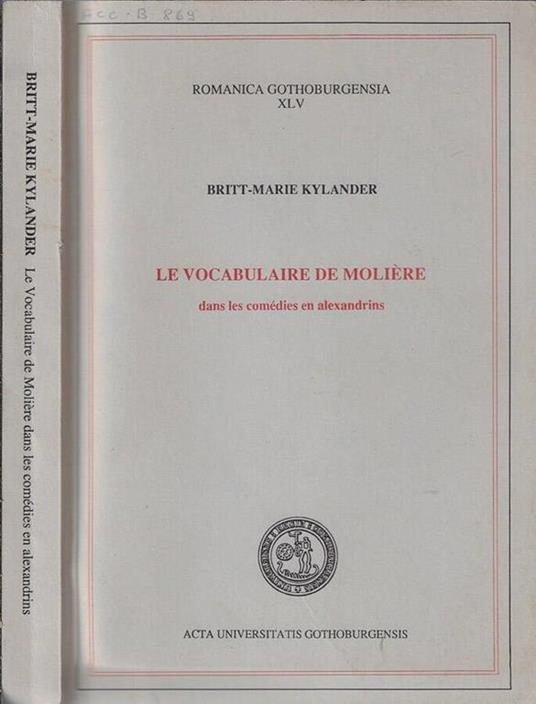 Le  vocabulaire de Molière - copertina