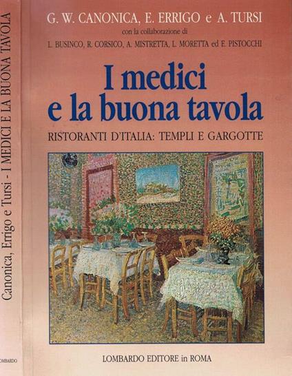 I  medici e la buona tavola - copertina