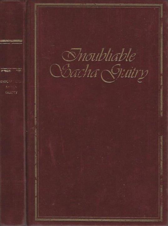 Inoubliable Sacha Guitry - copertina