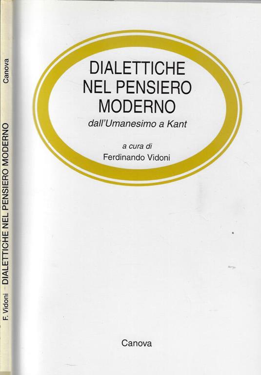 Dialettiche nel pensiero moderno - copertina